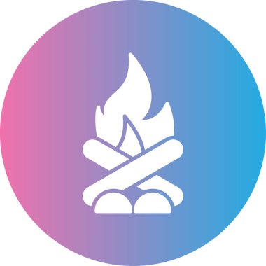 Bir ağaç simgesinin vektör illüstrasyonu