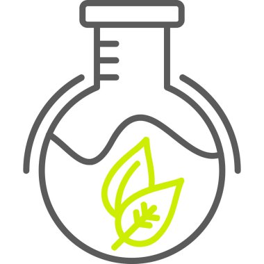 Bitki. Web simgesi basit illüstrasyon