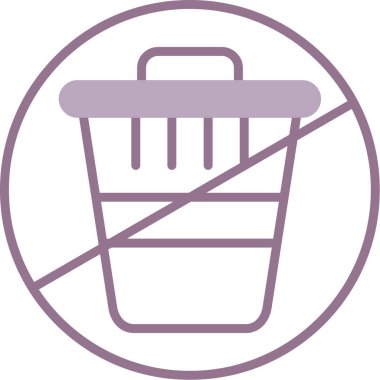 Sepet. Web simgesi basit tasarım