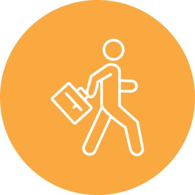 Harita simgesi olan adam. vektör illüstrasyonu