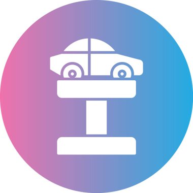 araba yıkama ikonu vektör illüstrasyonu