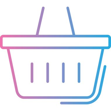 Alışveriş sepeti. Basit tasarım