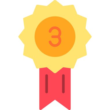 vektör tasarımında ödül madalyası simgesi