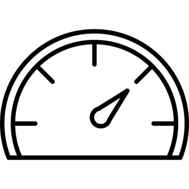 metre vektör simgesi, modern biçim