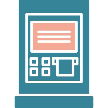 Ağ simgesi. Basit iş illüstrasyonu