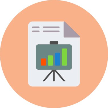 iş vektörü düz renk simgesi