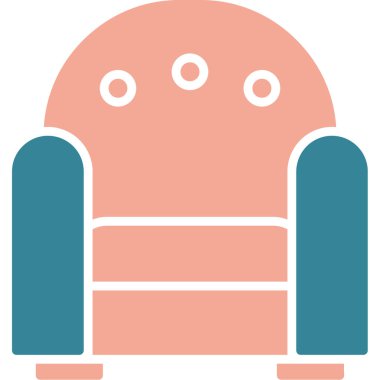 robot. Web simgesi basit illüstrasyon