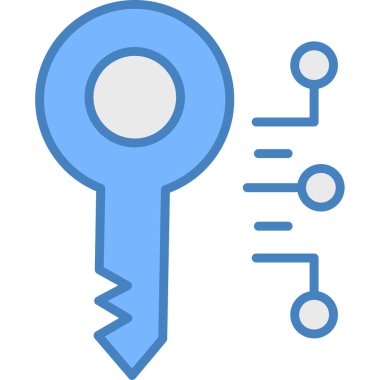 Anahtar. Web simgesi basit illüstrasyon