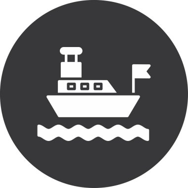 tekne vektör simgesi kolayca değiştirebilir ya da düzenleyebilir