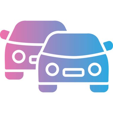 araba simgesi vektör illüstrasyonu