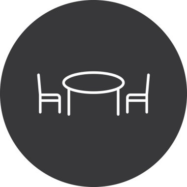 tablo simgesi vektör illüstrasyonu