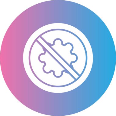 Hiçbir modern simgenin güzel ve güzel vektör çizimi