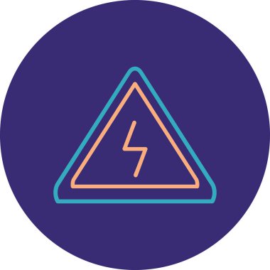 elektrik simgesi vektör illüstrasyonu