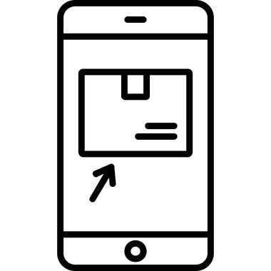 mobil simge vektör illüstrasyonu