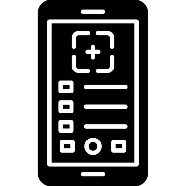 Akıllı telefon simgesi, basit tarzı