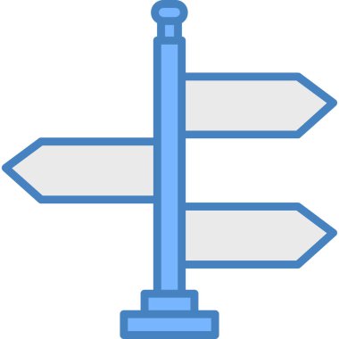 yol işareti vektör çizimi