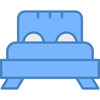 kanepe simgesi, basit vektör çizimi