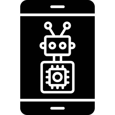 akıllı telefon simgesi, vektör çizim