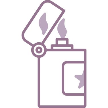 Yangın söndürücüsü. Basit bir çizim. dizayn