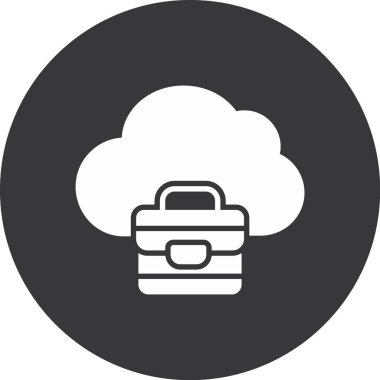 vektör bulut depolama simgesi
