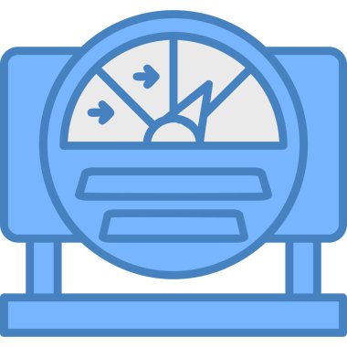 Saat simgesi, vektör illüstrasyonu