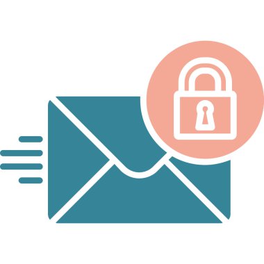 Harf ve e-posta vektör illüstrasyon tasarımı içeren zarf