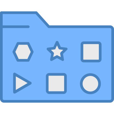 Dosya. Web simgesi basit illüstrasyon