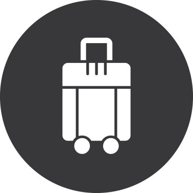 Yük vektör simgesi. biçim düz yuvarlak sembol, gri renk, yuvarlak açılar, beyaz arkaplan.