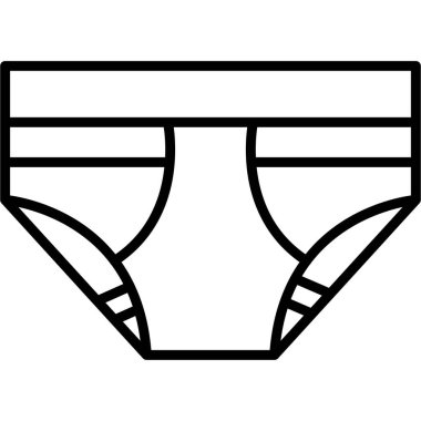 iç çamaşırı simgesi vektör çizimi çizimi