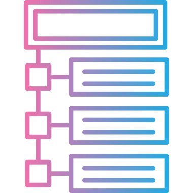 Veritabanının basit web simgesi