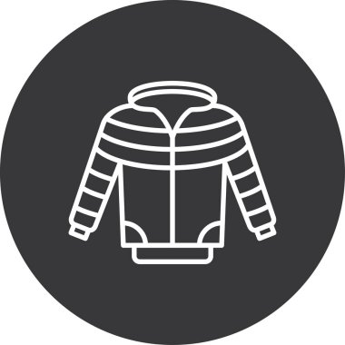 Moda tasarım tarzında kış sporu simgesi.