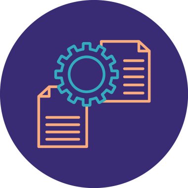 Dosya simgesi. vektör çizim