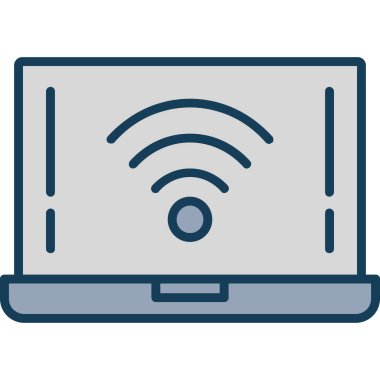 Bilgisayar. Web simgesi basit illüstrasyon