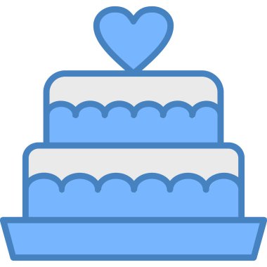 Pasta doğum günü ikonu