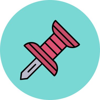 Bir simgenin vektör illüstrasyonu