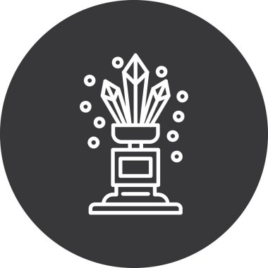 Ödülü Kupası simge vektör çizim