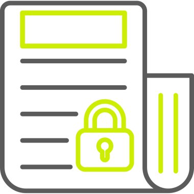 belge kilit simgesi modayı izole etti