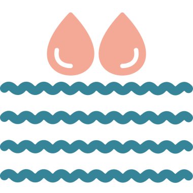 su damlaları. vektör çizim