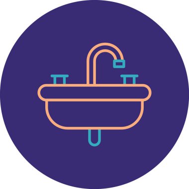 vektör illüstrasyonu, su simgesi