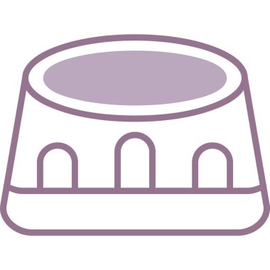 Mutfak ikonu. Web için basit mutfak vektör simgeleri çizimi