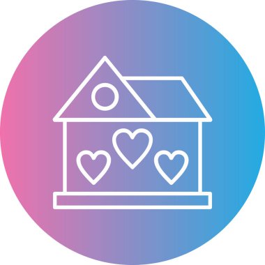 ev simgesi vektör illüstrasyonu