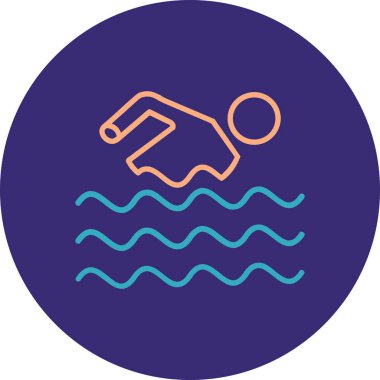 Dalgıçlığın vektör illüstrasyonu