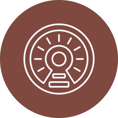 Araç tekerleğinin vektör illüstrasyonu