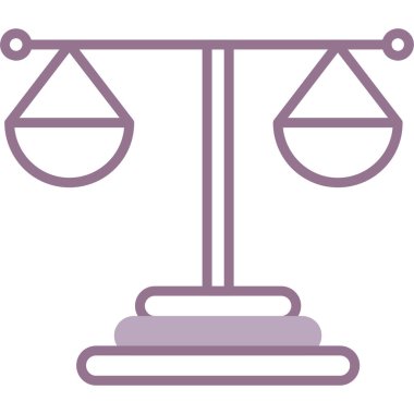 Adalet ölçek vektör çizim