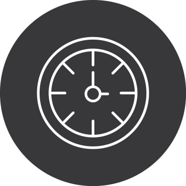 Pusula. Web simgesi basit tasarım