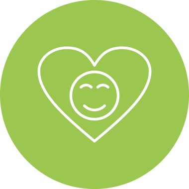 Aşk kalp vektör simgesi