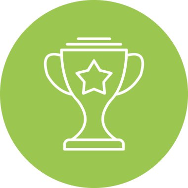 Ödülü Kupası vektör simgesi