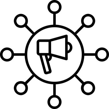 ağ bağlantısı simgesi ana hat biçiminde