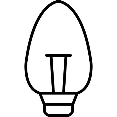 Ampul Simgesi, Vektör illüstrasyonu