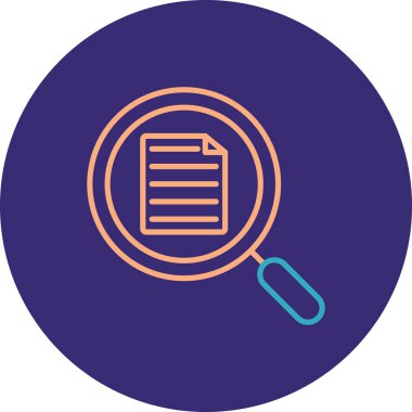 Ara. Web simgesi basit illüstrasyon